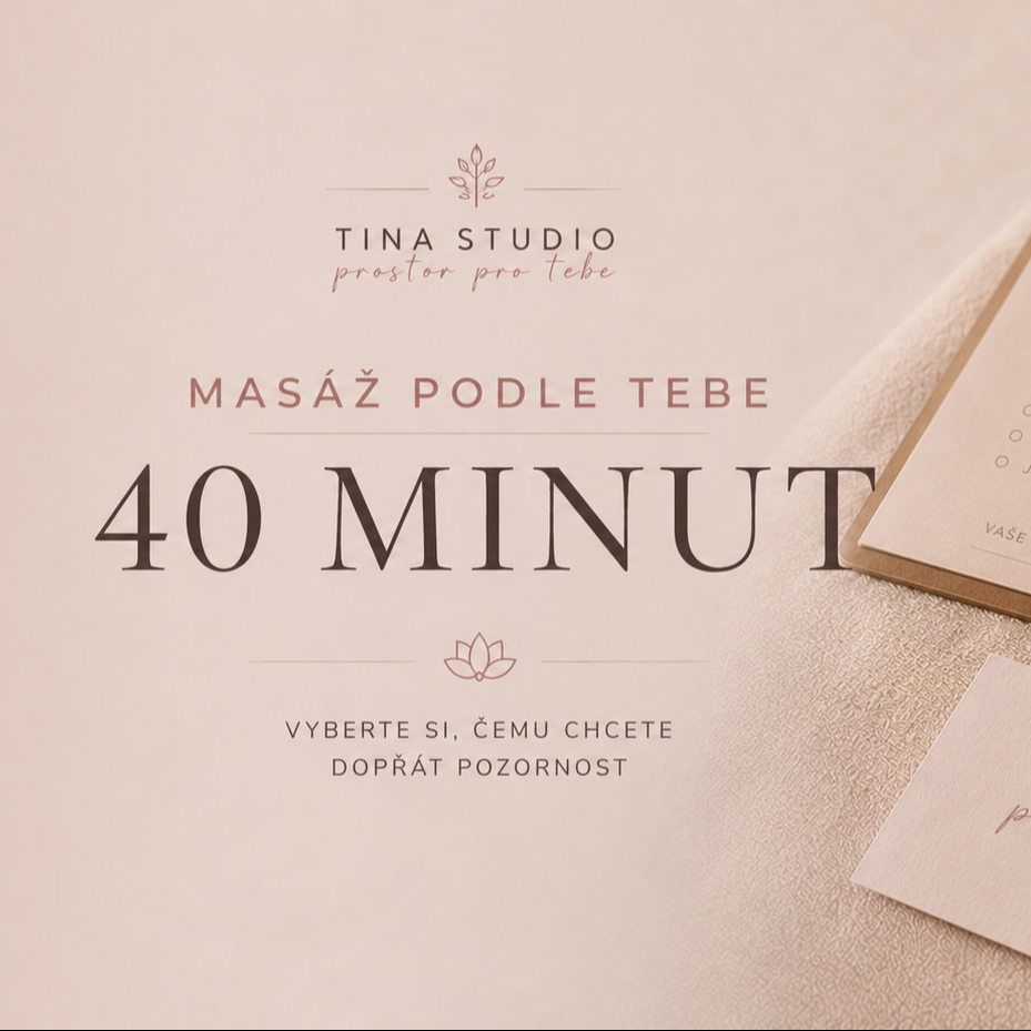 Masáž PODLE TEBE | 40 Min
