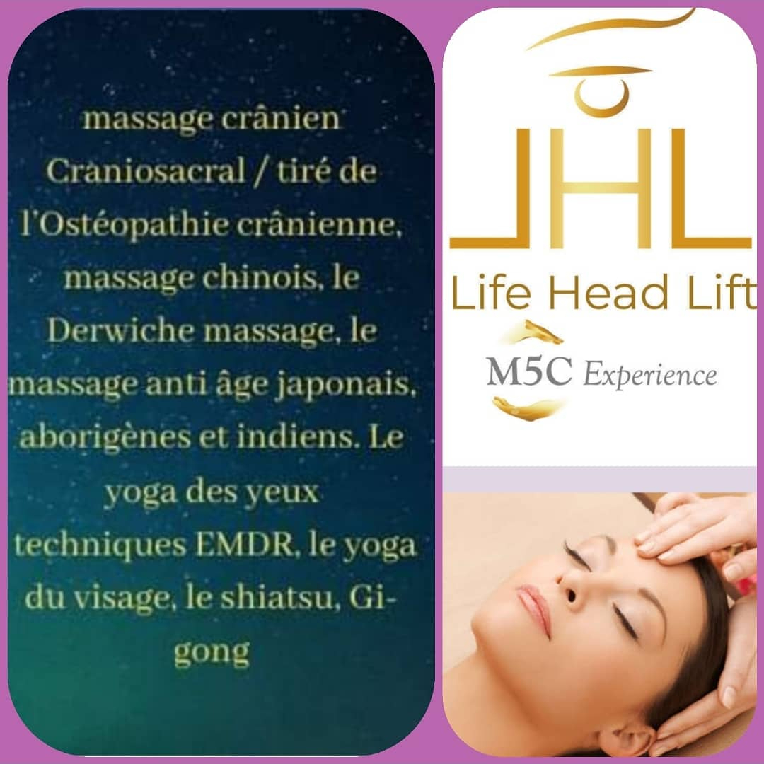 Soin cranio-sacral/Visage Liftant-Drainant- LHL méthode Kobido