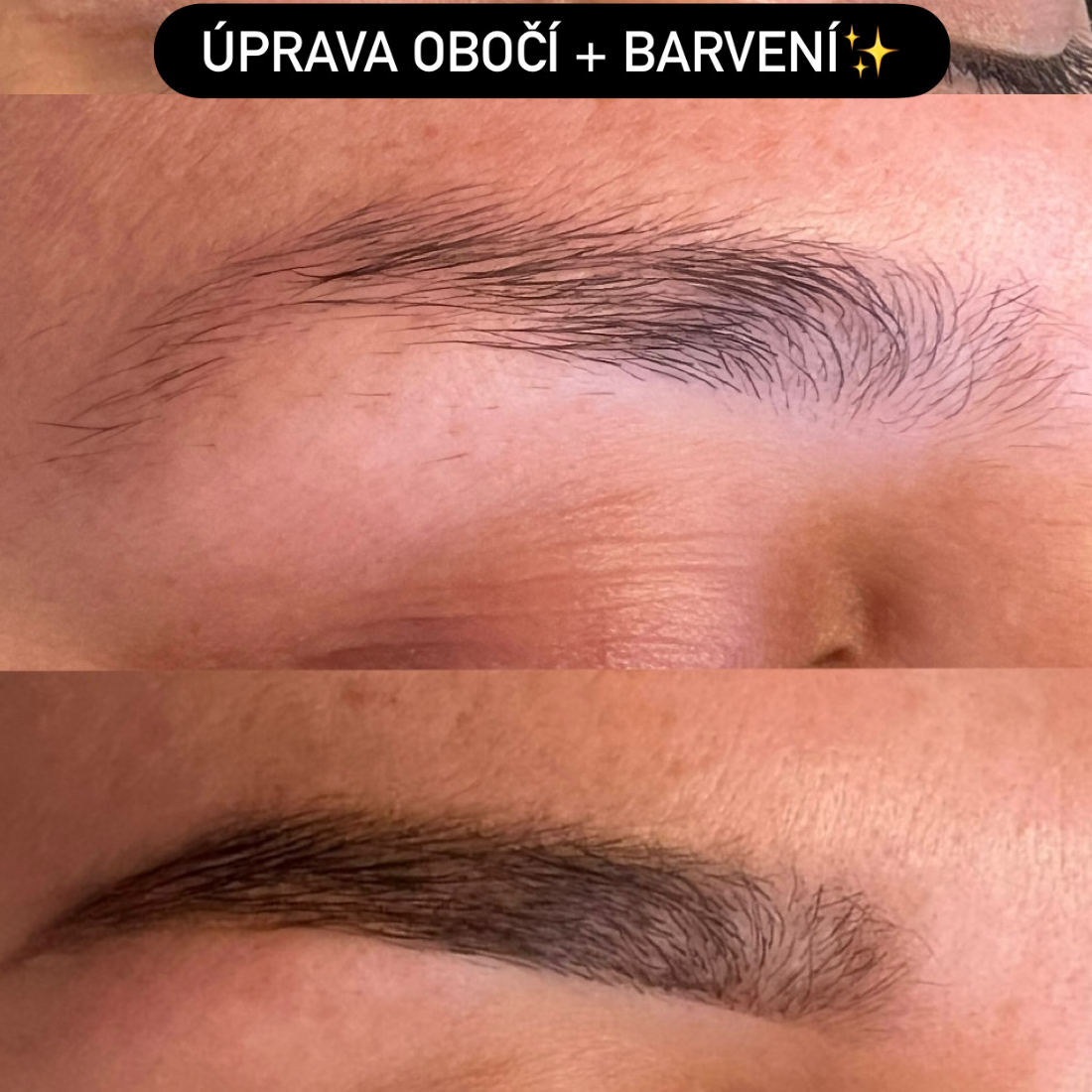 Úprava a barvení obočí