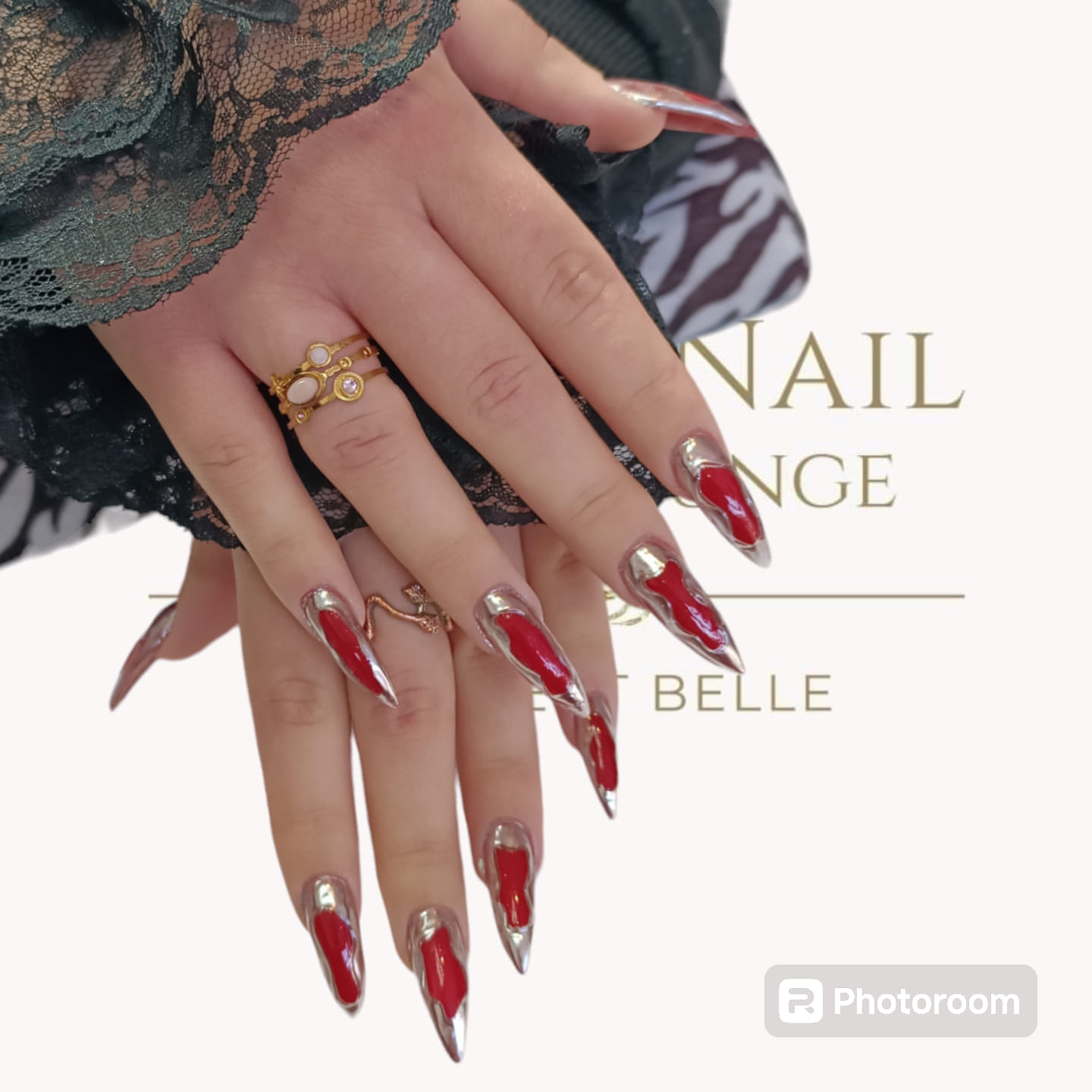 Retouche pose avec allongements & nail art de prestige