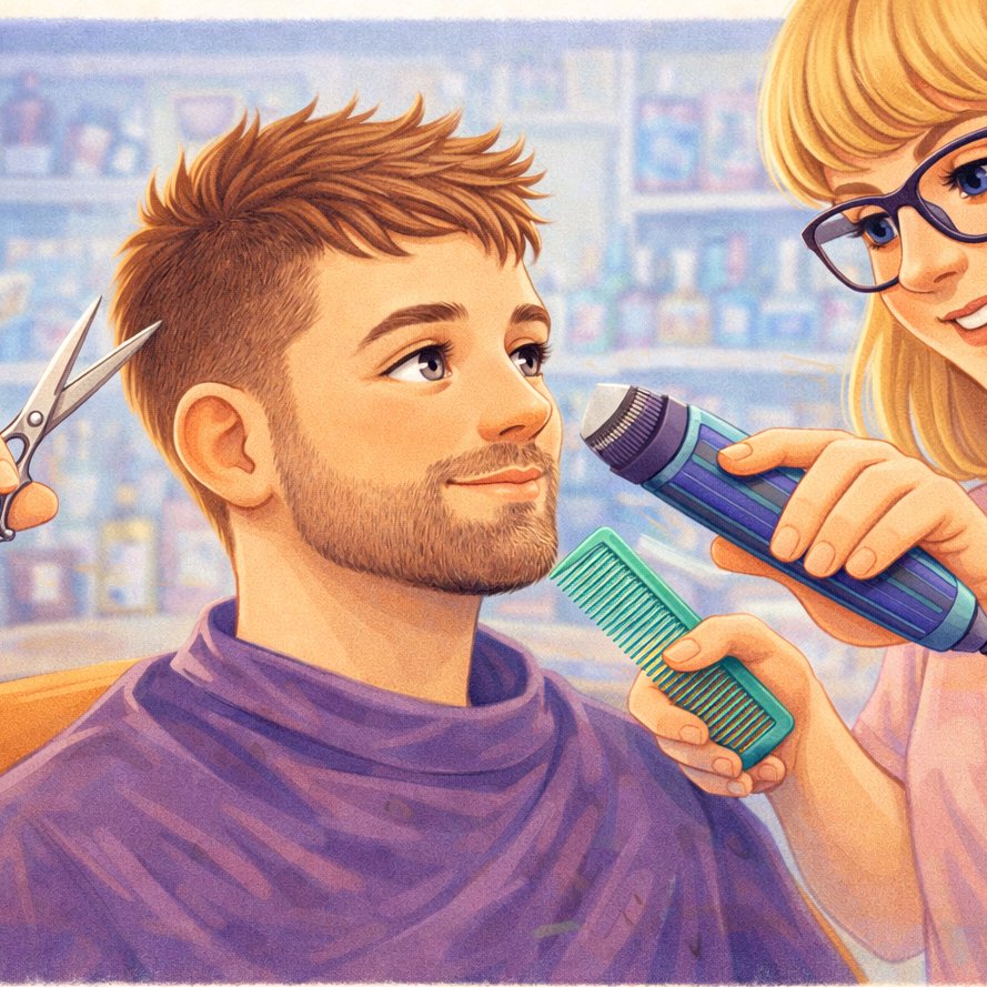 Pánský servis (střih + úprava vousů)