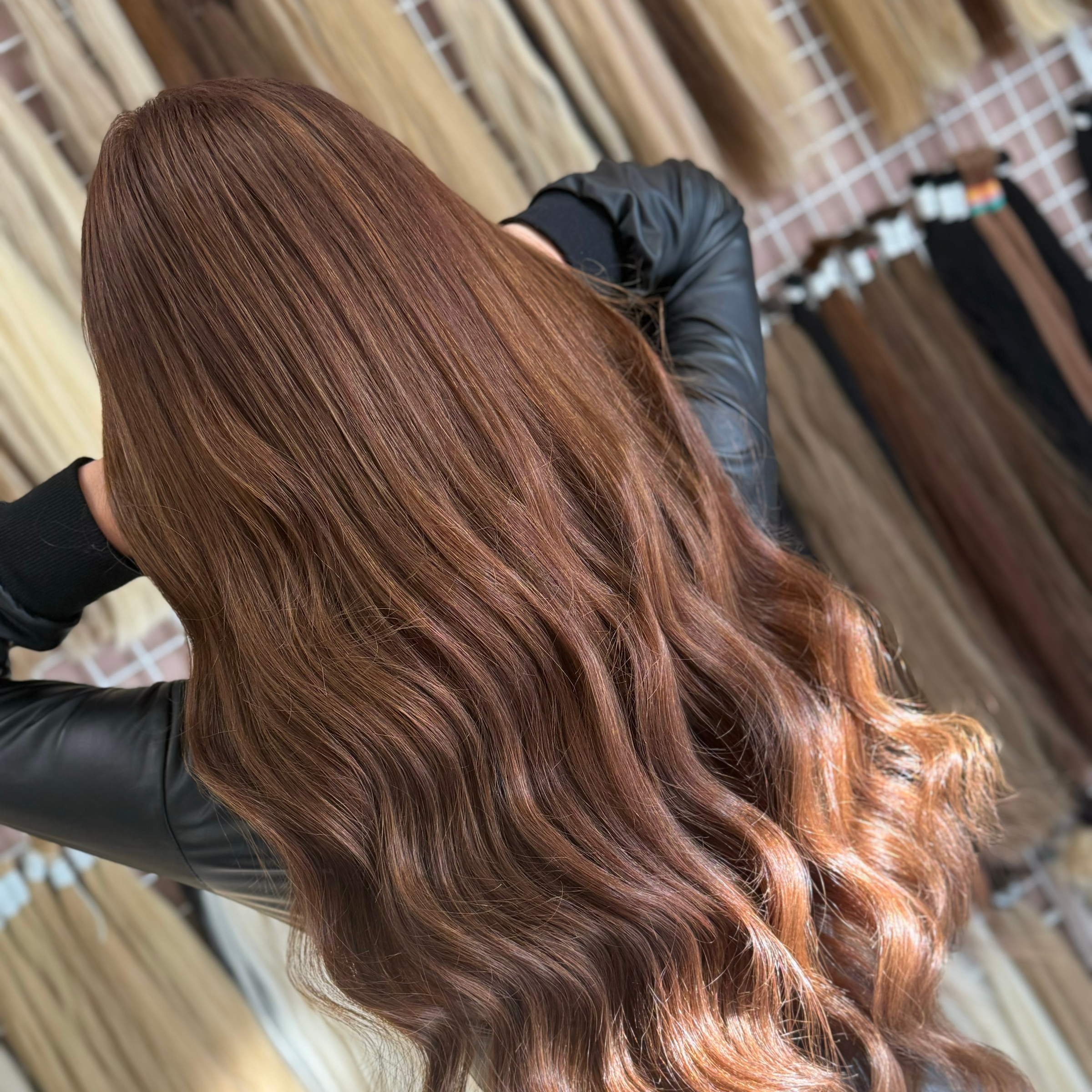 posun vlasů s barvením