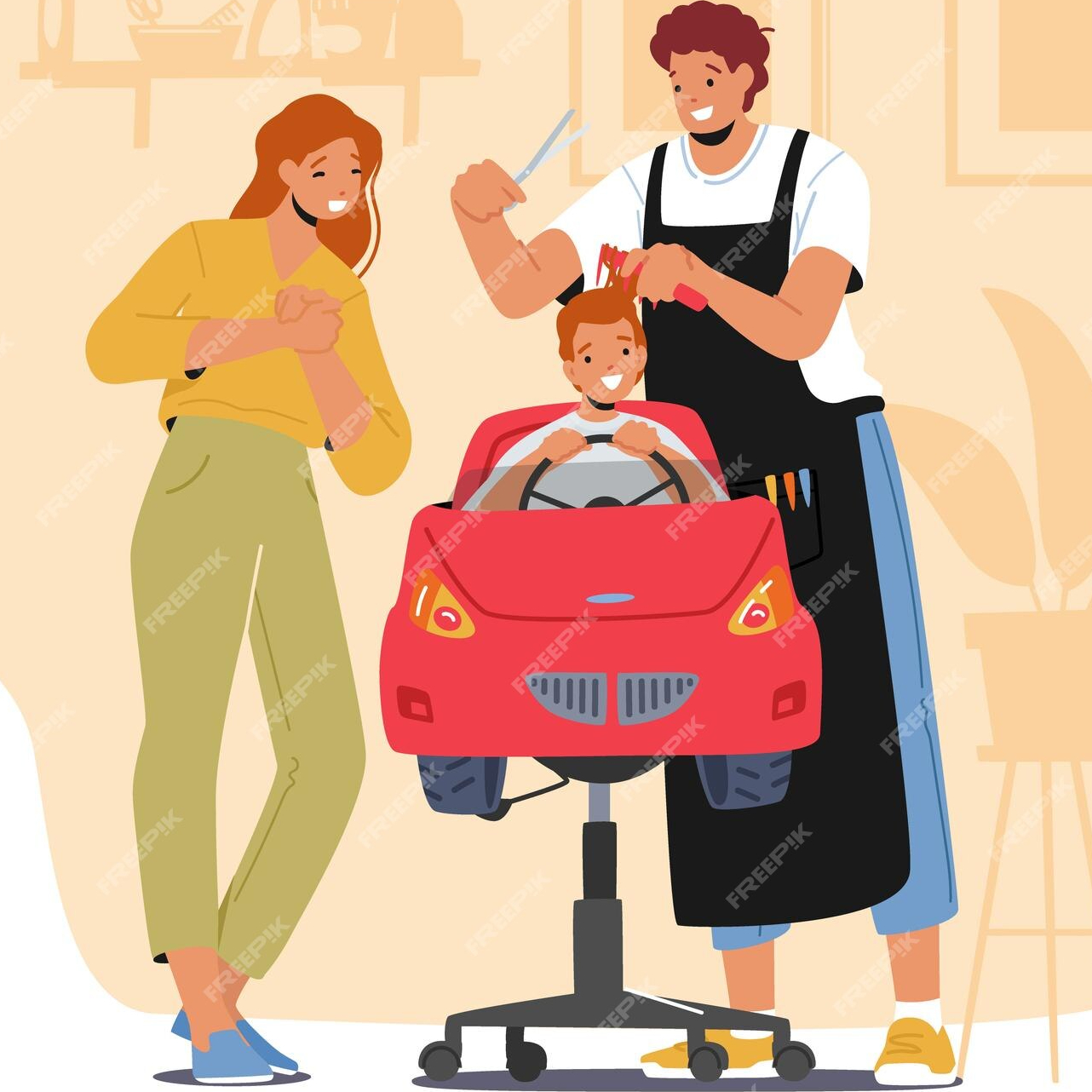 Corte de Criança ate aos 6 anos