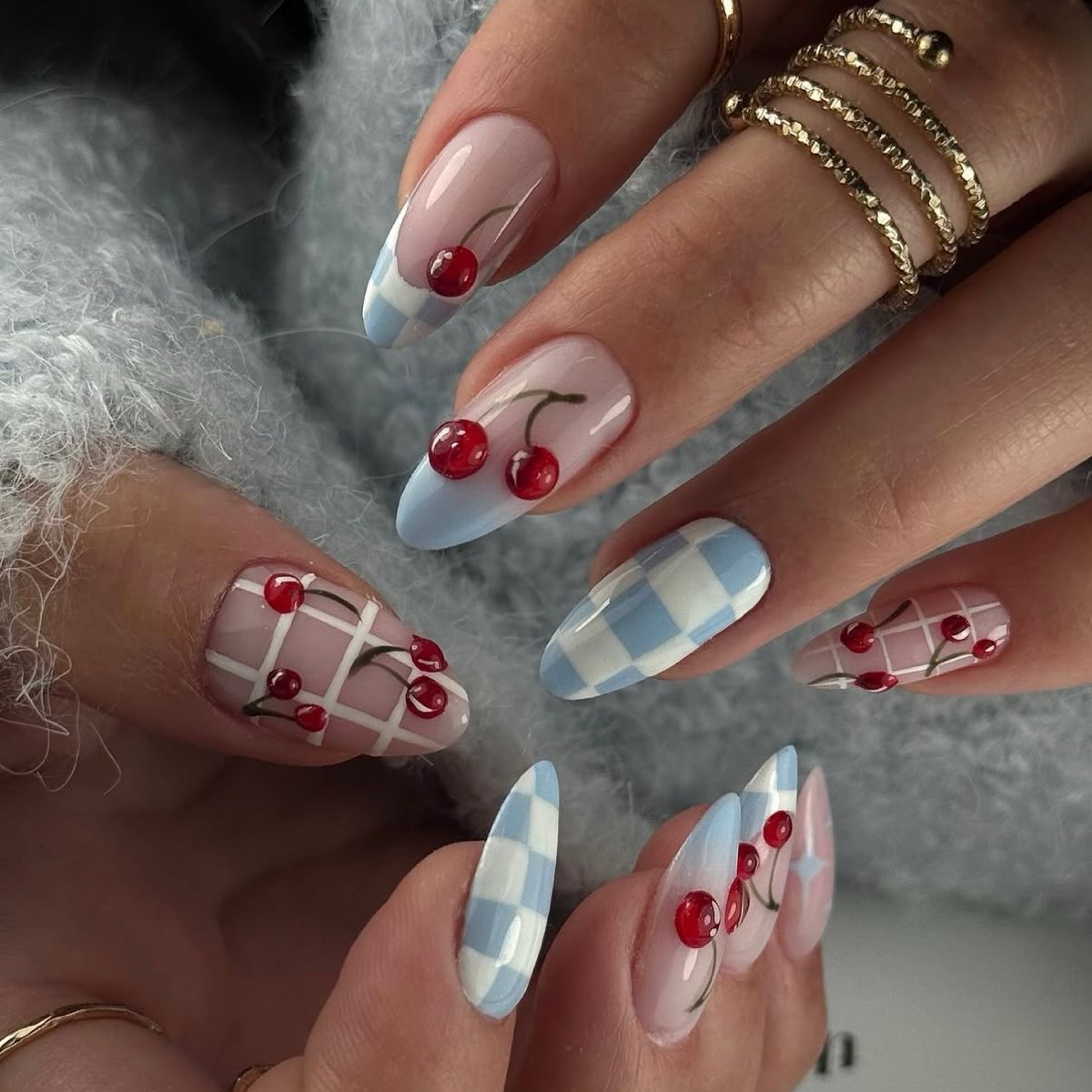 Pose de Capsule + Gel + Nail Art