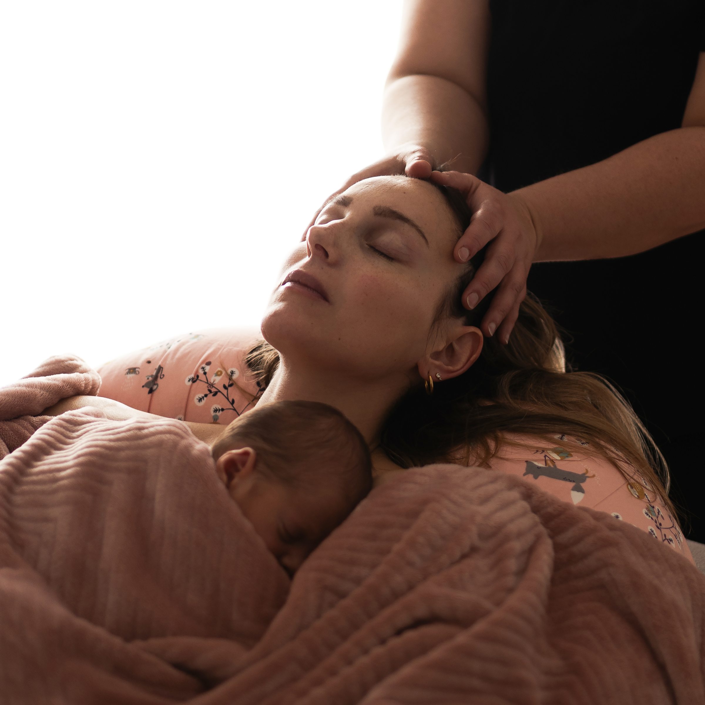 Soin de la mère "Veilleuse" - Massage postnatal - 1h15