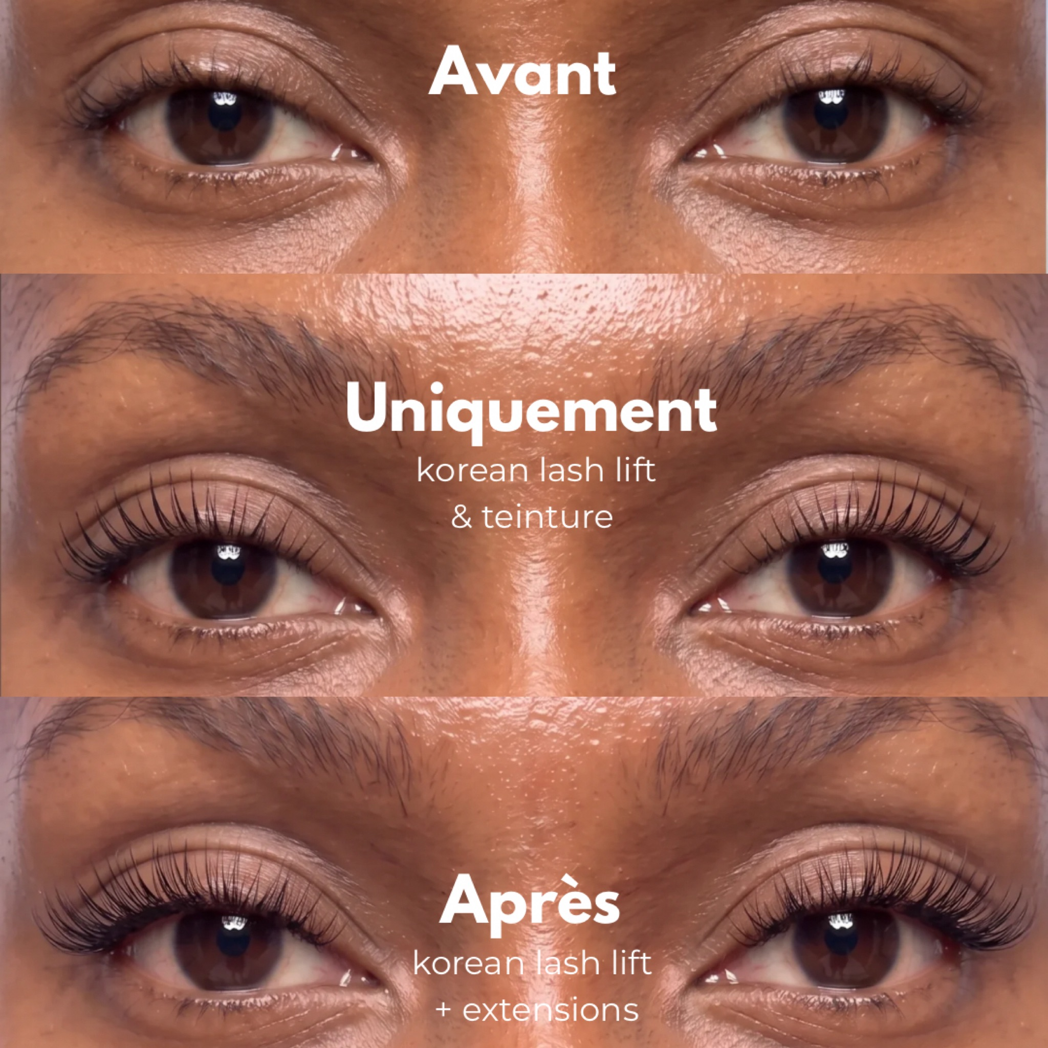 Lash Lift Coréen + pose d'extensions
