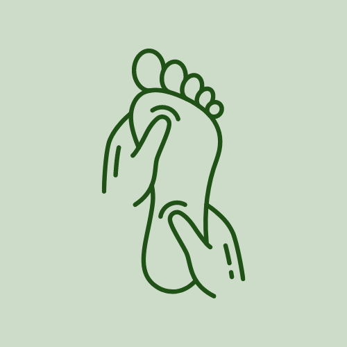 Masáž celých dolních končetin a chodidel 60 minut