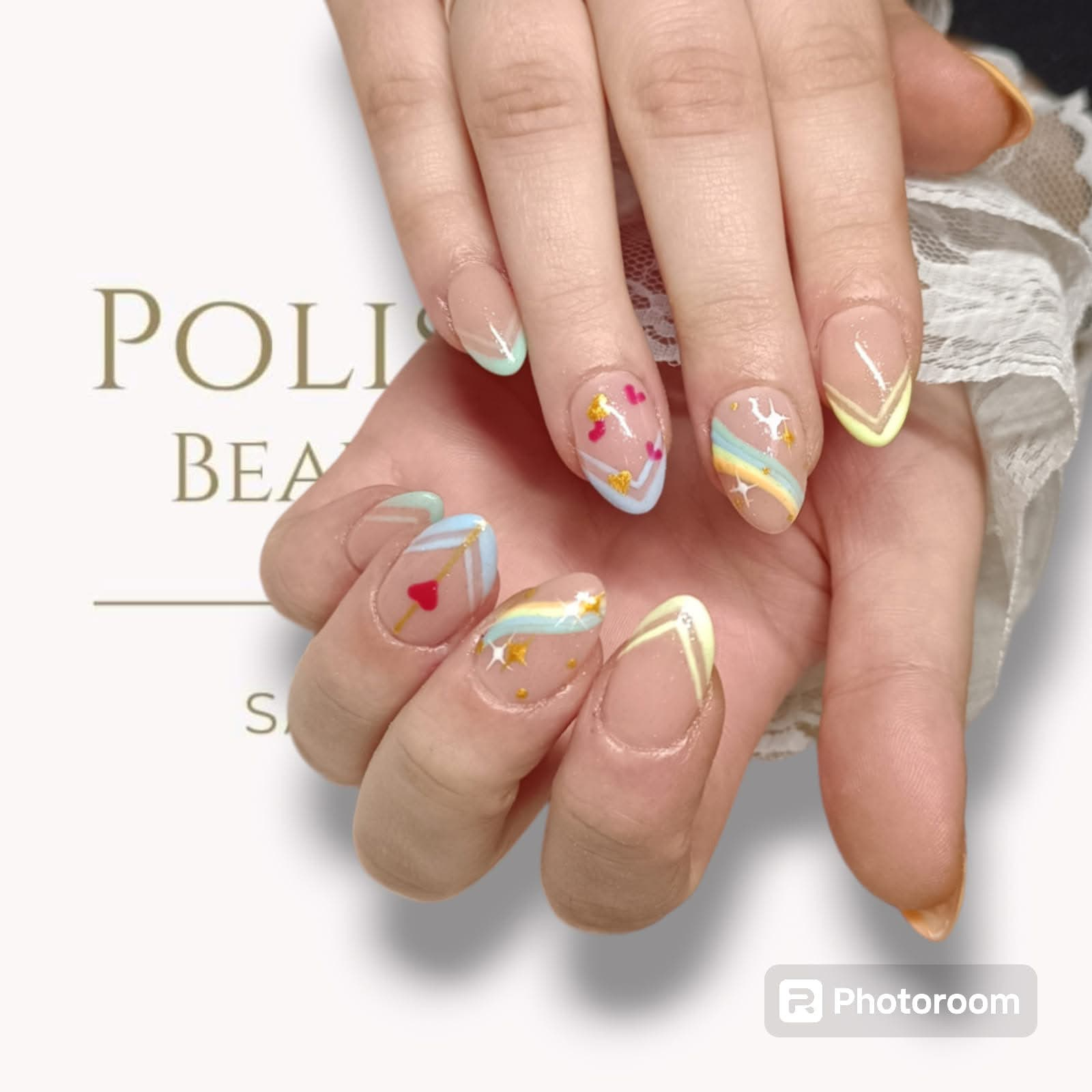Retouche pose sur ongles courts & nail art simple