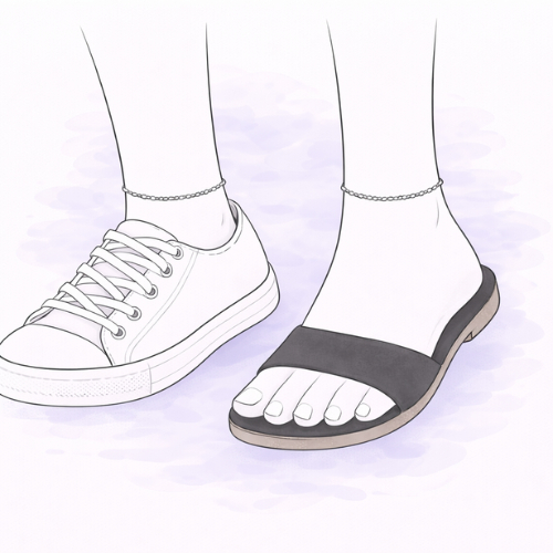 Permanentí řetízek na nohu pro 2 osoby (květen až září)