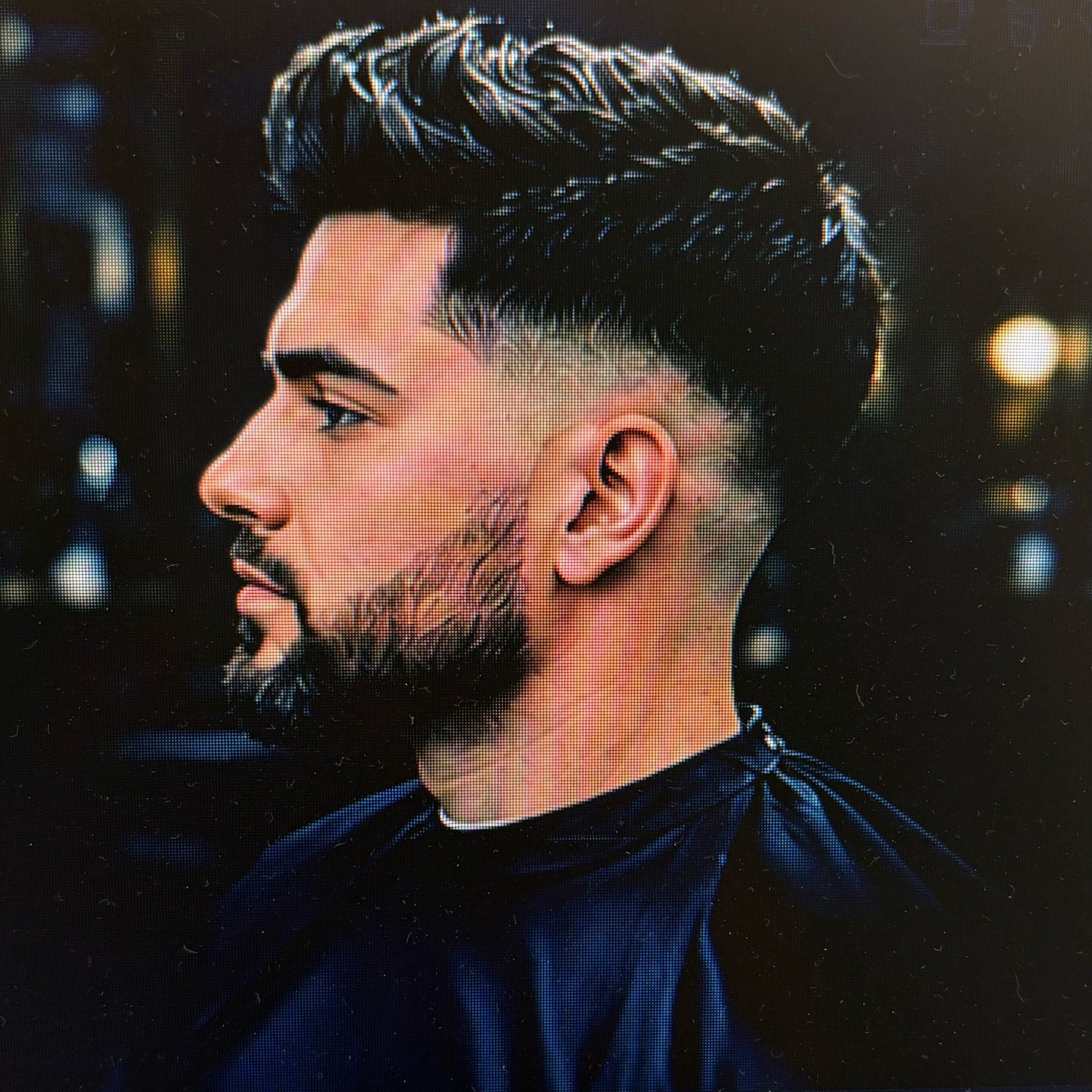 Střih fade a úprava kontur