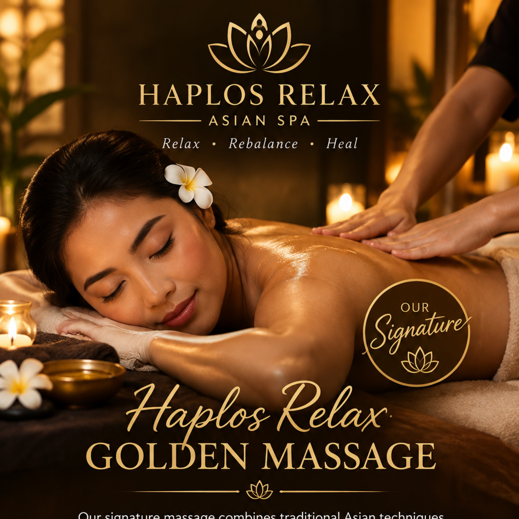 ✨ Haplos Golden Relax Massage-60Minut