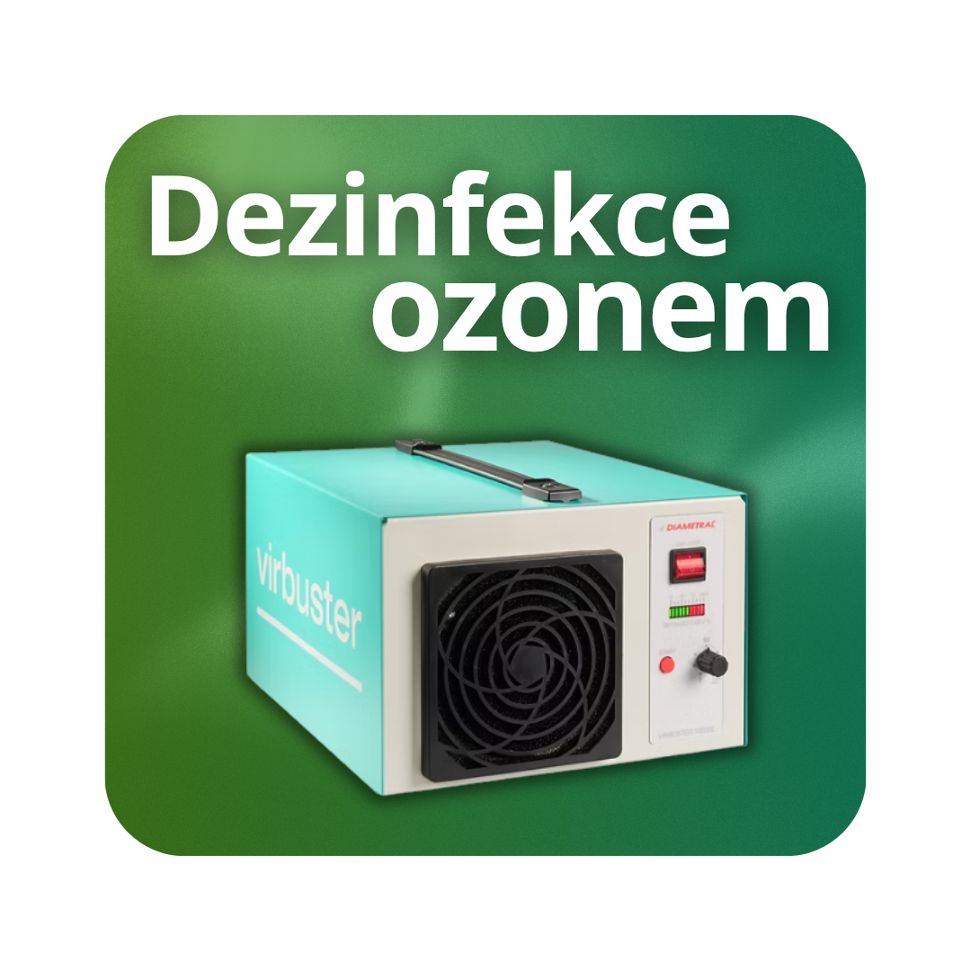 Dezinfekce interiéru ozonem VirBuster