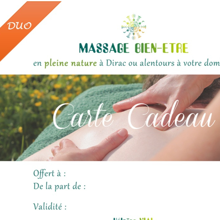 Carte cadeau DUO