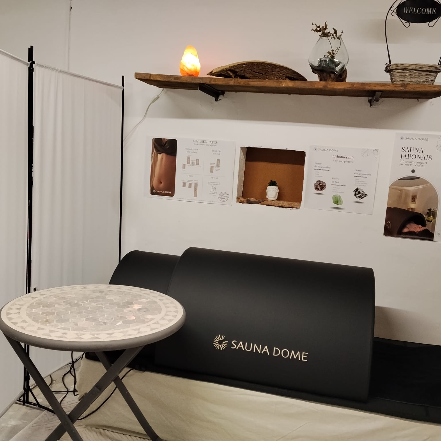 Sauna dôme japonais