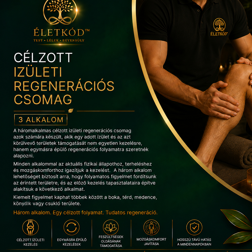 Célzott Izületi Regenerációs Csomag