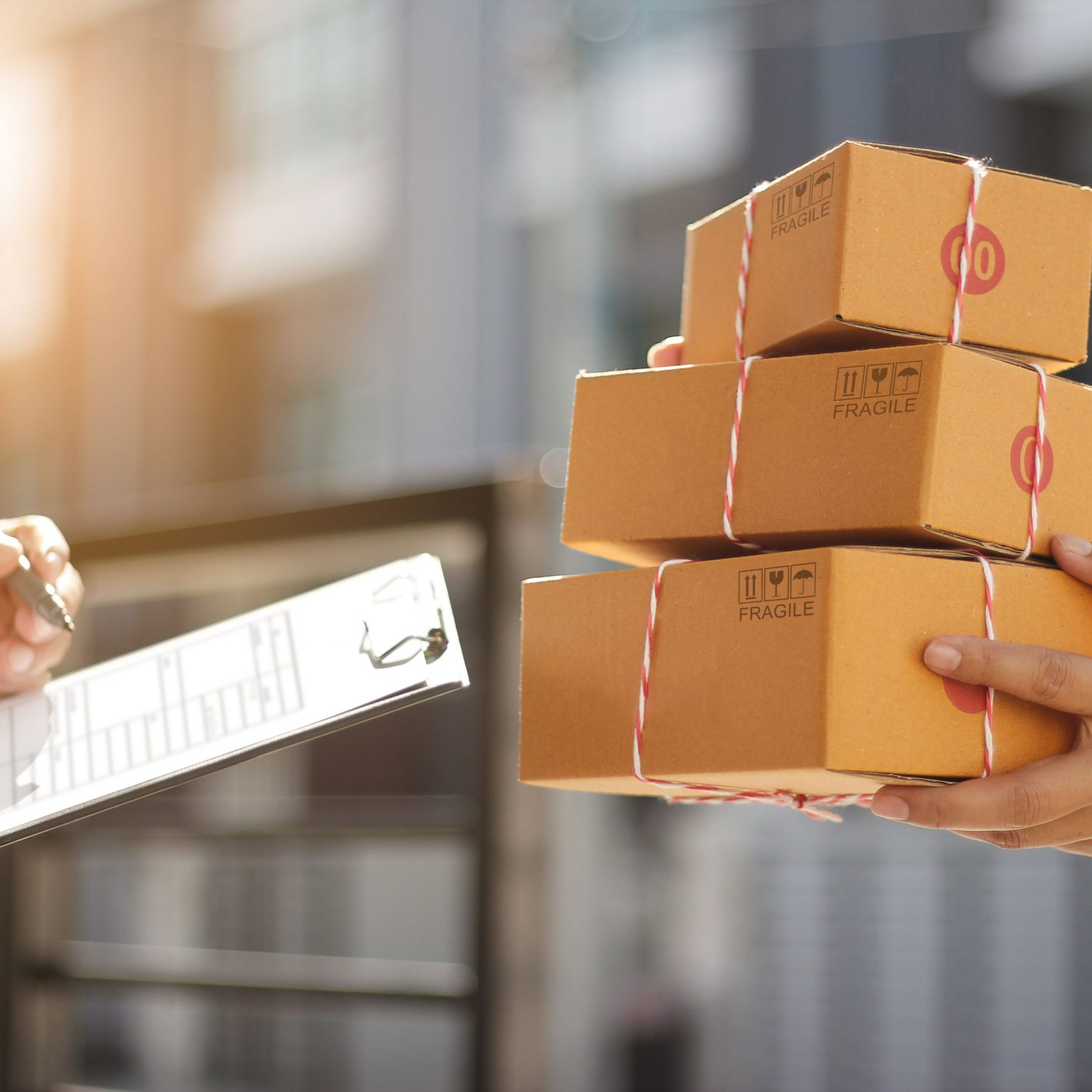 ENTREGA DE MATERIAIS