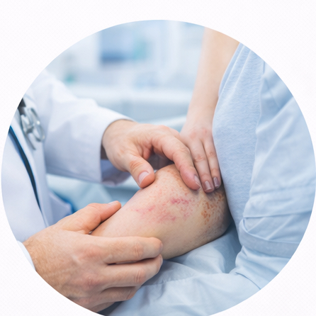 valutazione per psoriasi eczemi