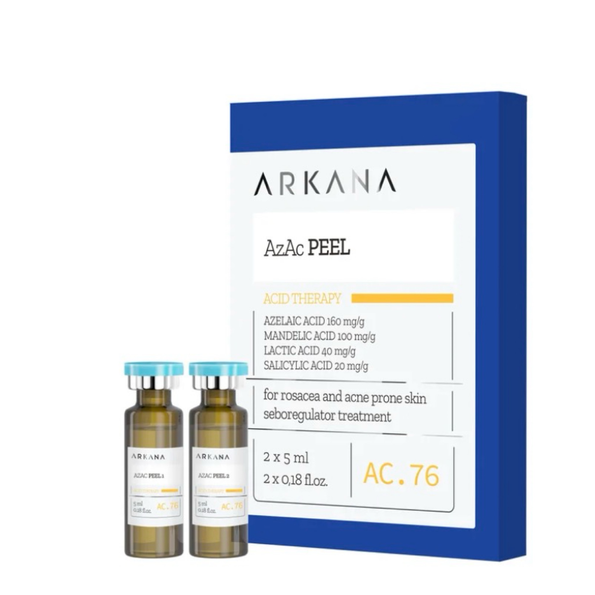 Chemické dermopeeling AzAc kura 4 ošetření