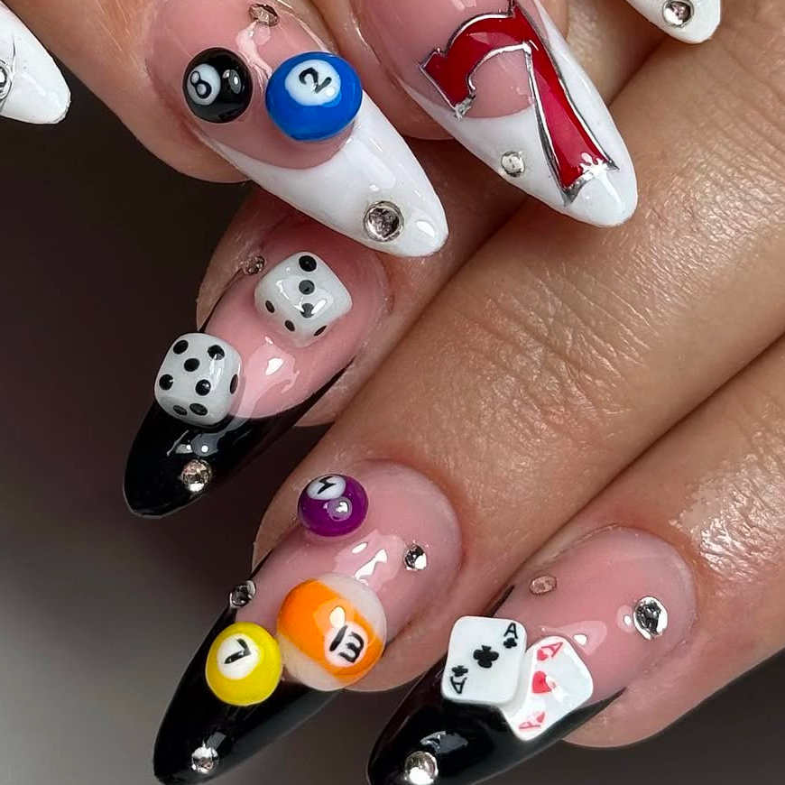 DEPOSE + POSE AMERICAINE AVEC NAIL ART NIVEAU 2