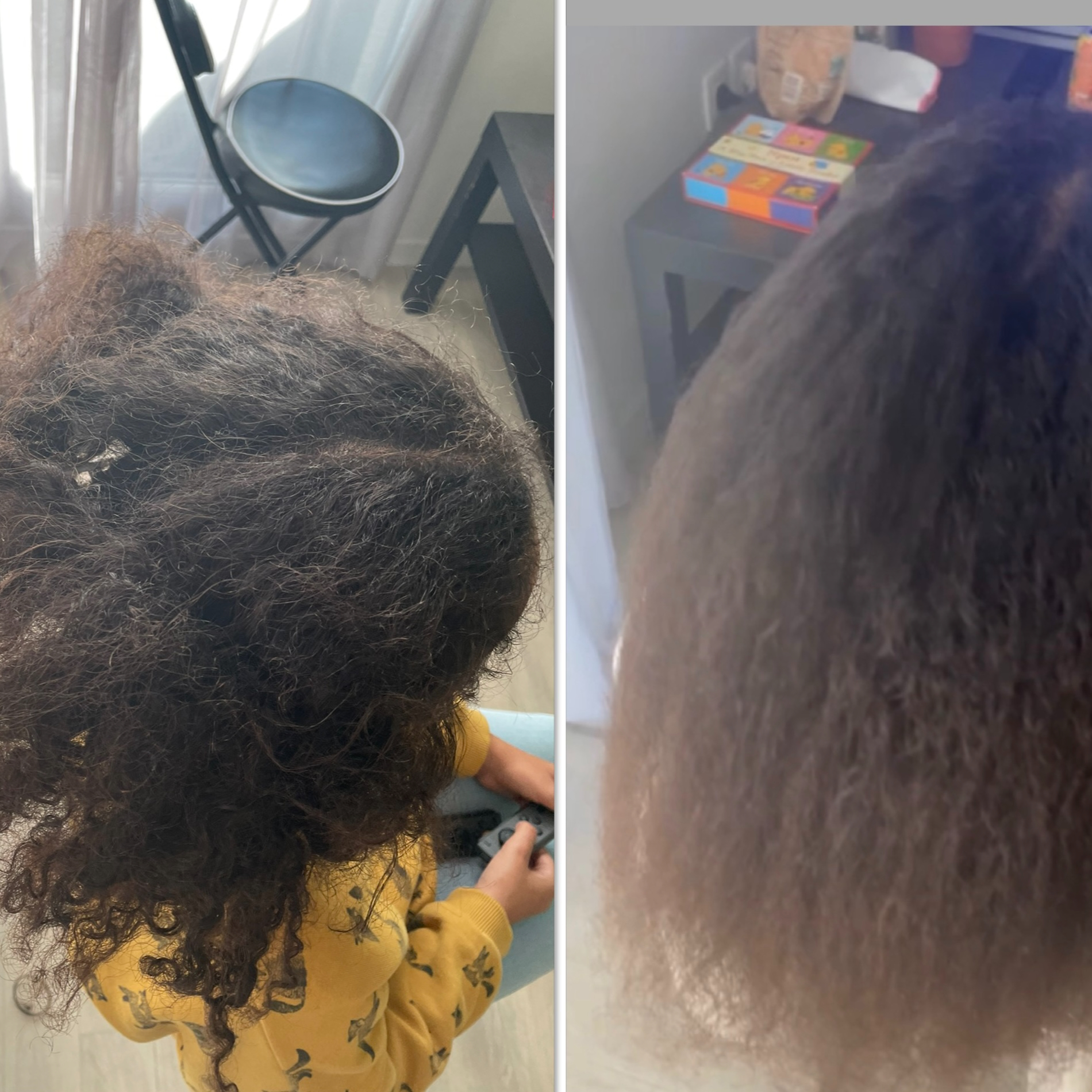 Soin complet et quatre tresses collées