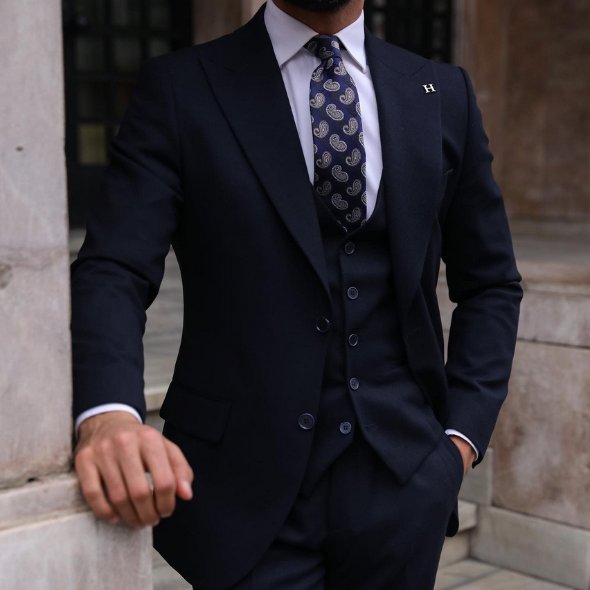 Manažer modrý pánský oblek