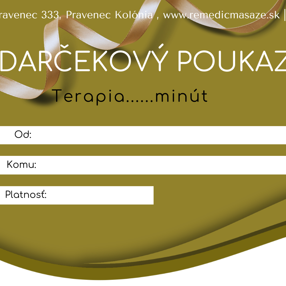 Darčekové poukazy