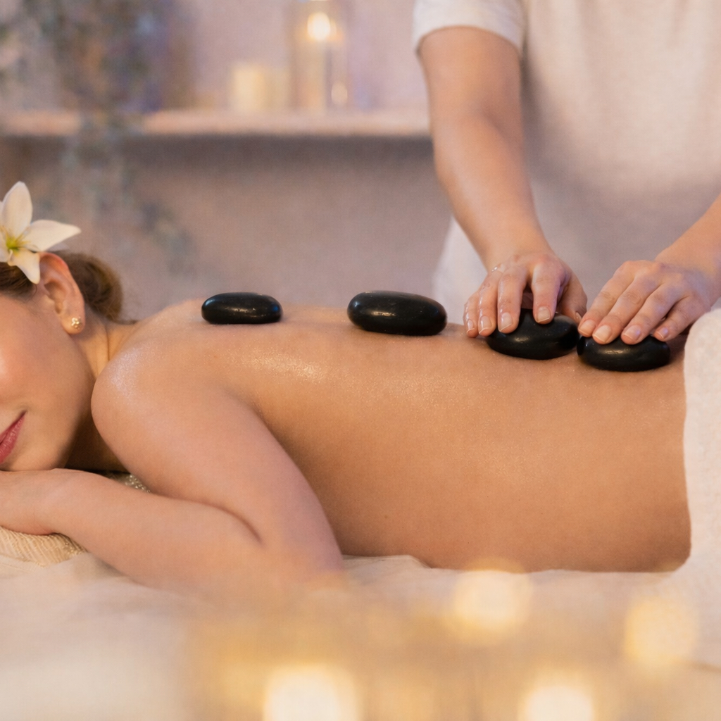 Hot Stone Massage / Masáž horkými lávovými kameny - 120 min