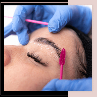 Szemöldök Laminálás + Szedés