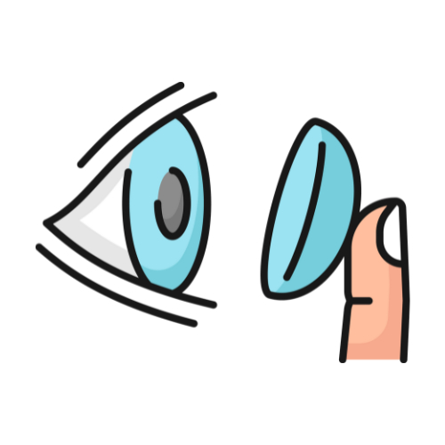 Aplikace kontaktních čoček