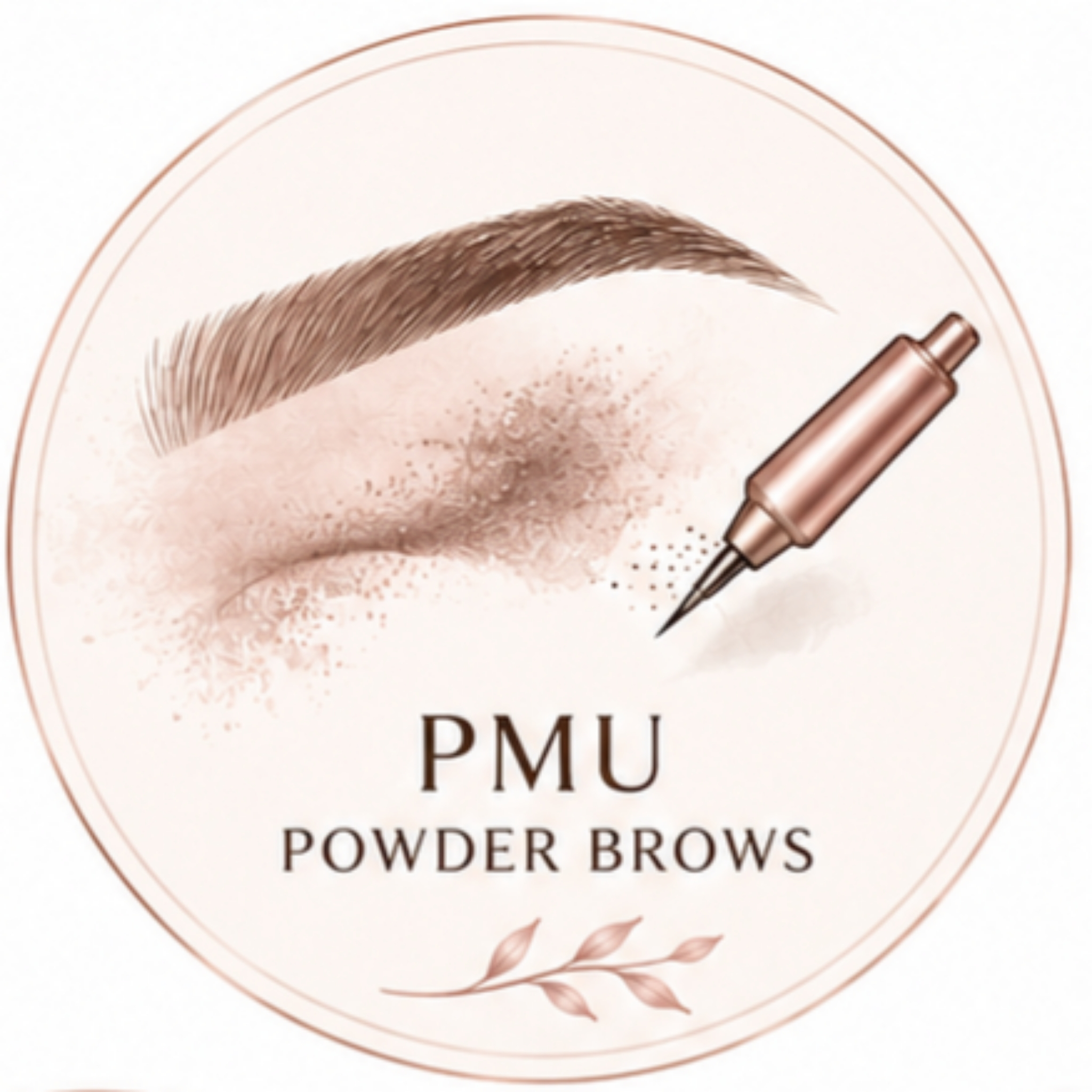 Powder brows PMU