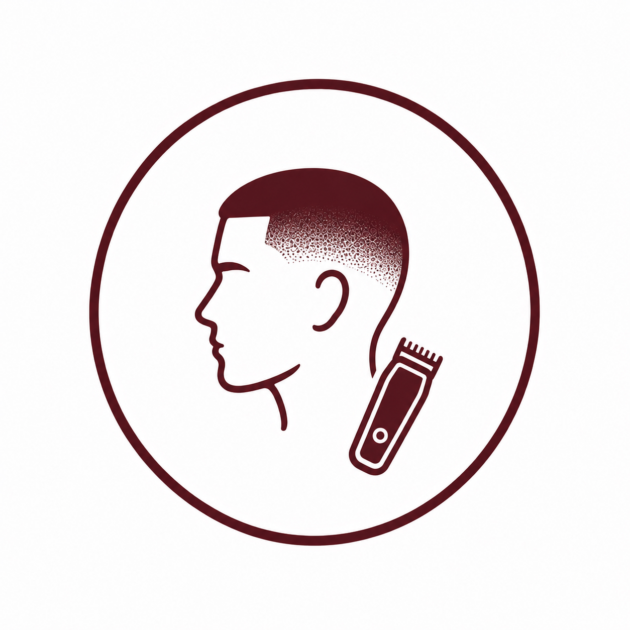 Holení hlavy strojkem - BUZZ CUT
