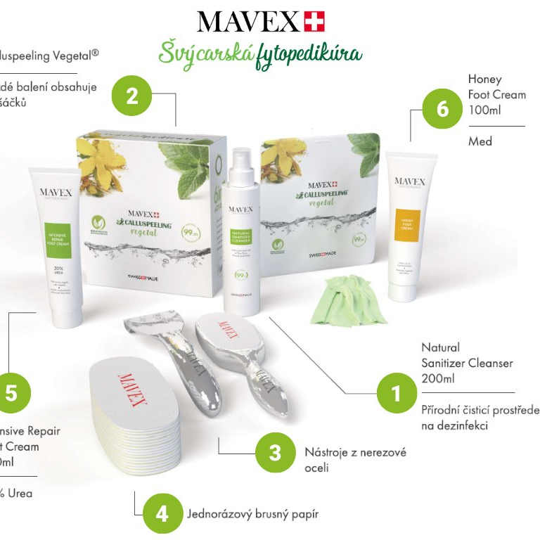 Pedikúra Vegetal (bez lakování 990/s lakováním 1290)