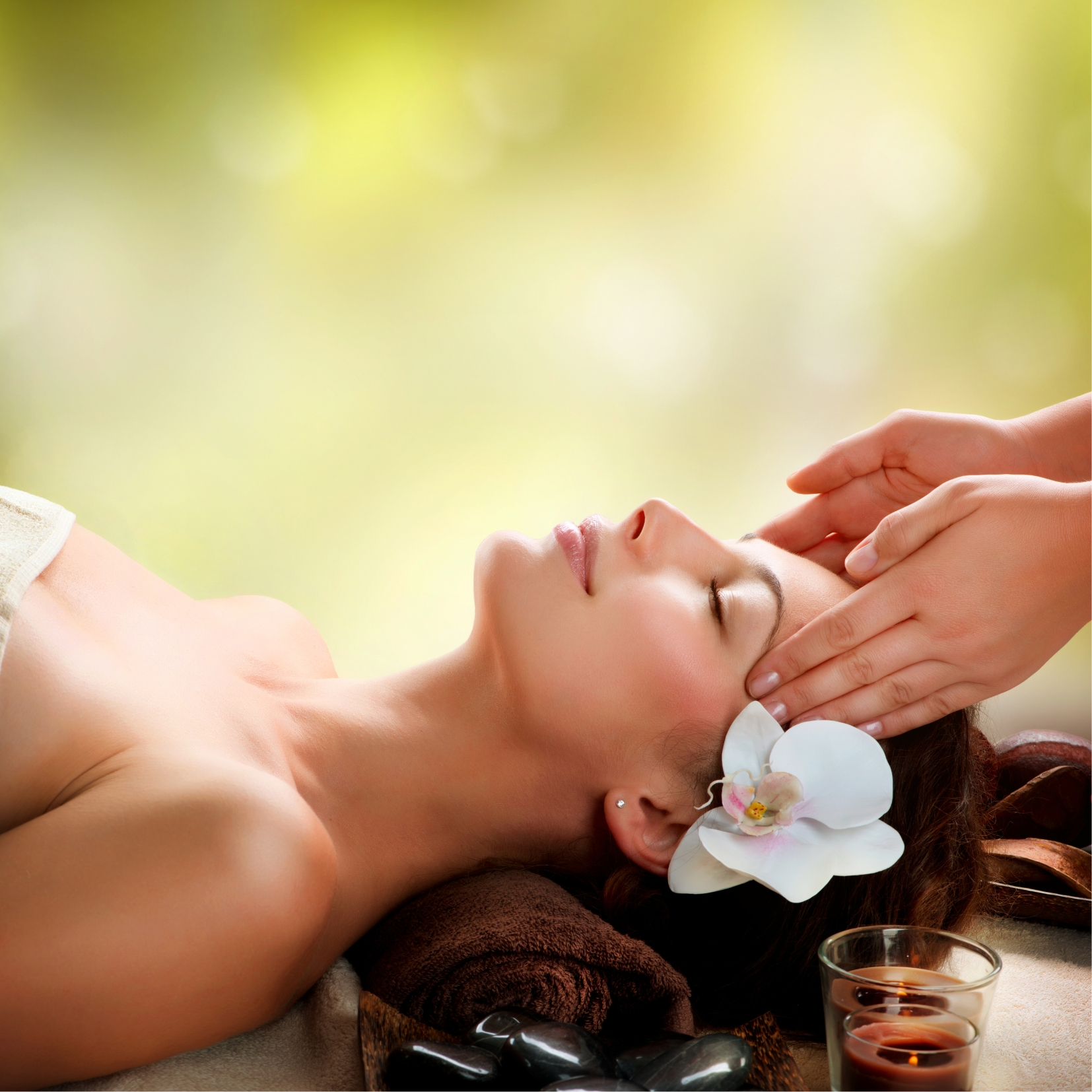 Antistresová masáž hlavy