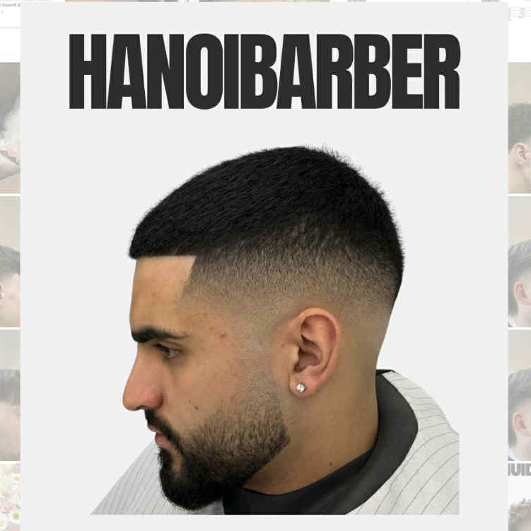 Střih + holení vousů