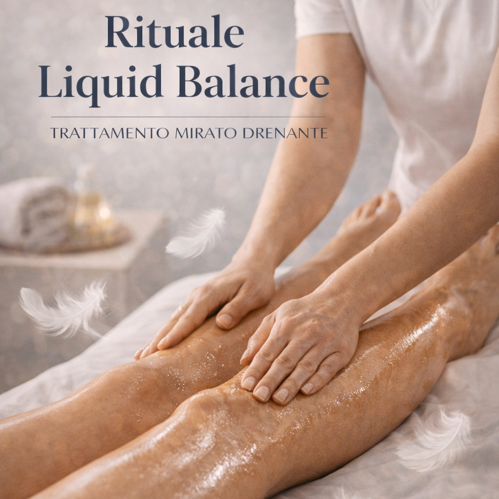 Rituale Liquid Balance 100 min- Scrub corpo & Massaggio linfodre