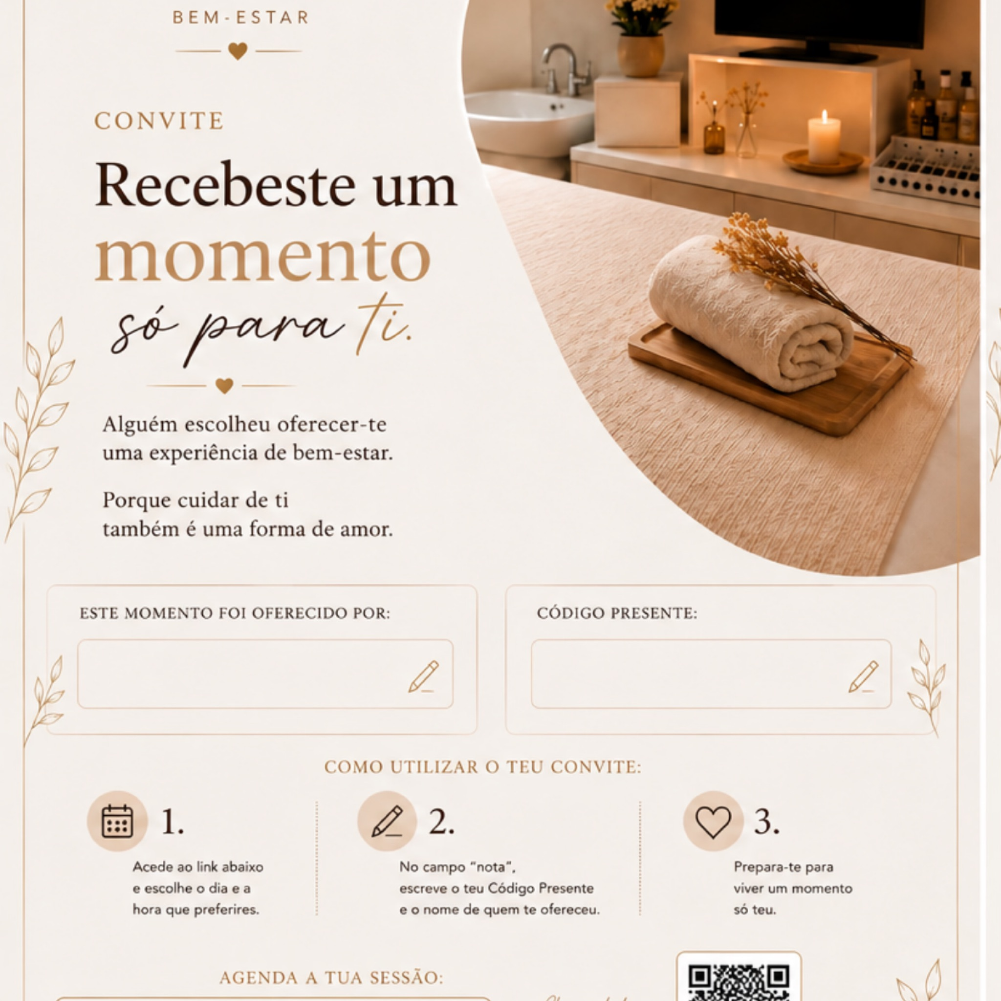 ??Recebeu uma massagem de Presente??Agende aqui o seu momento!