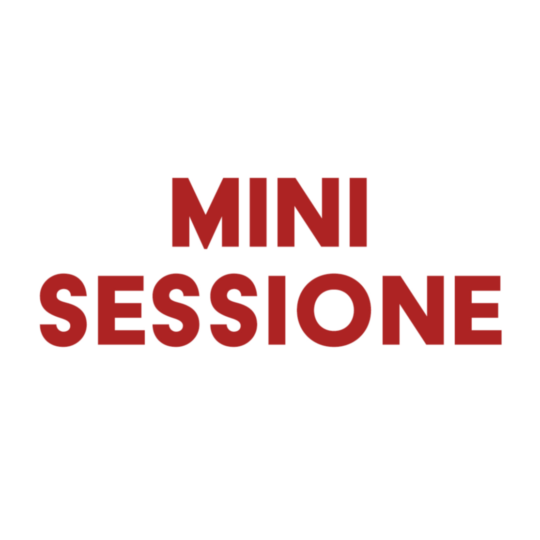 BUONO Mini Sessione in Studio