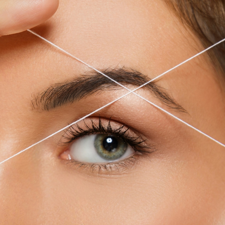 Depilação com linha - Buço