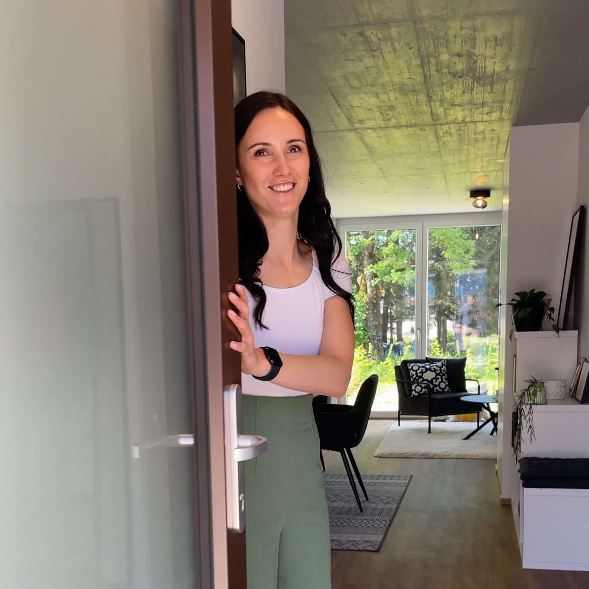 Besichtigung Townhouse Bommen, Hard mit Lisa