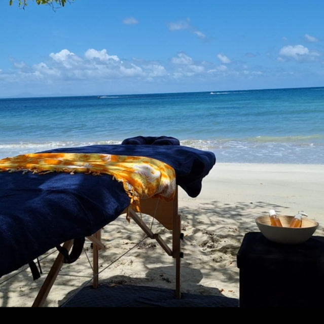 Massage Mixte Solo 1h à la plage