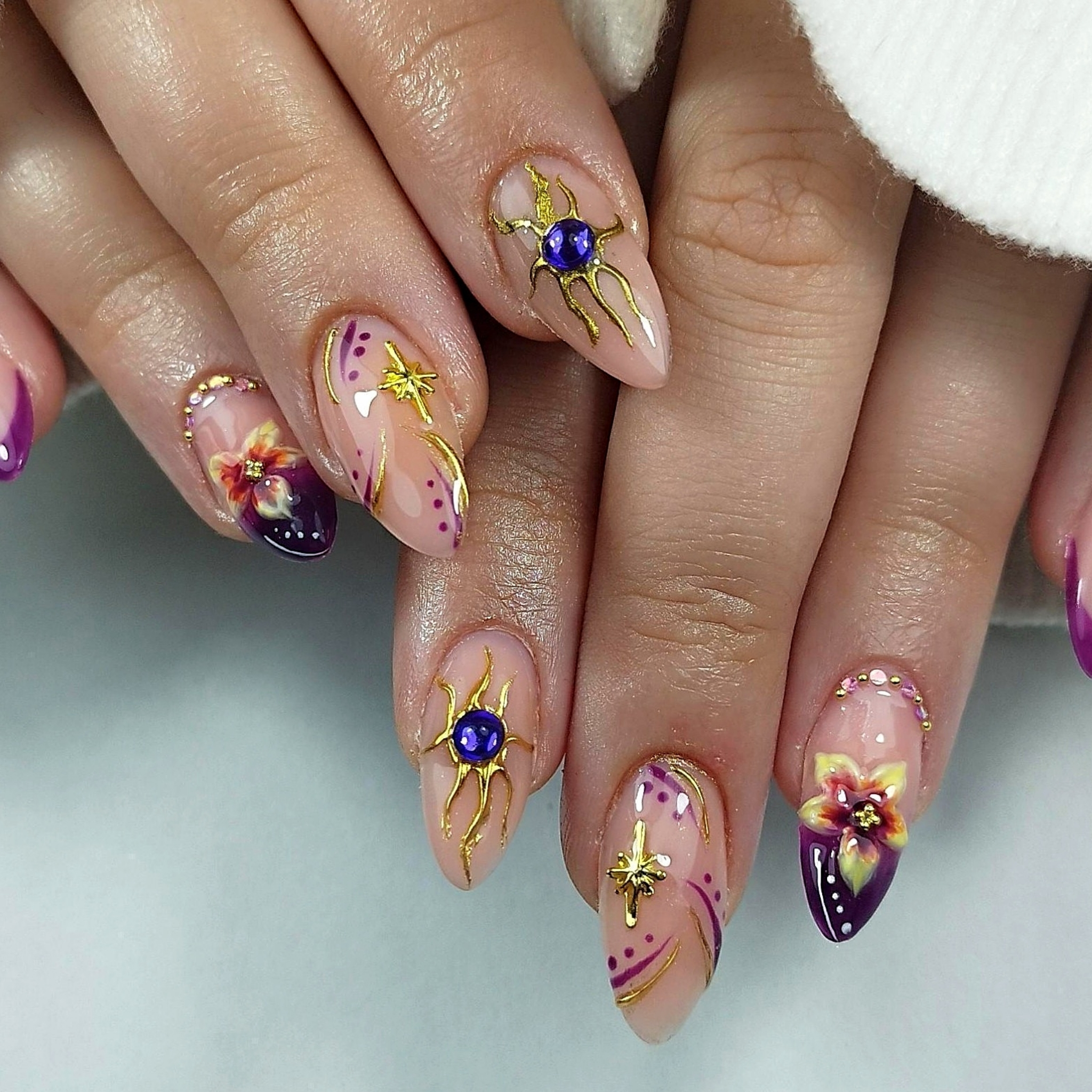 Forfait pose/remplissage + Nail art sur devis