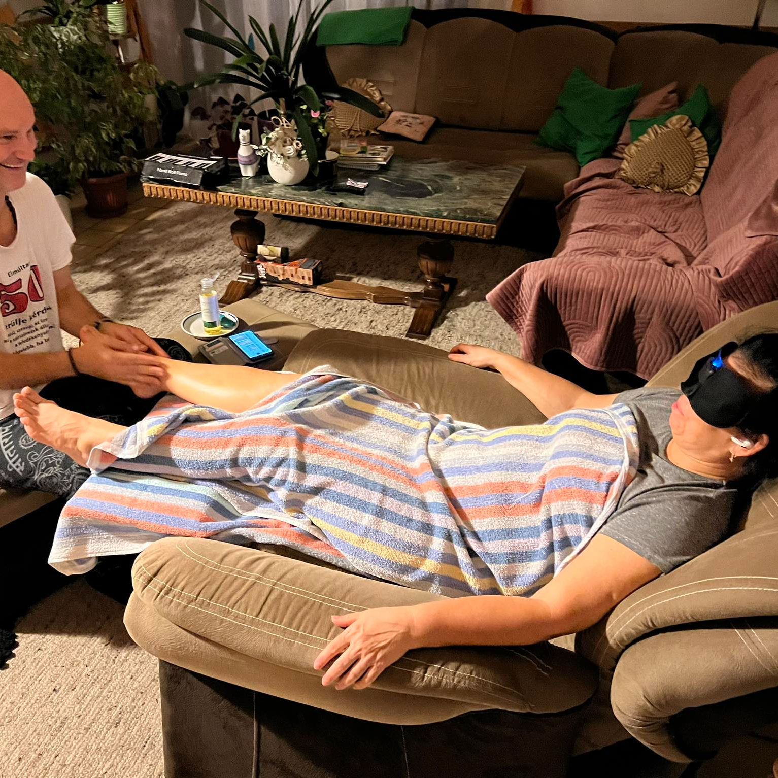 Talpmasszázs - ÉDEN harmónia utazás - 1 óra