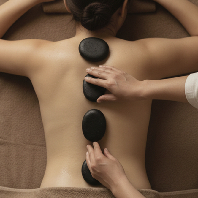 Masáž lávovými kameny - 90 minut