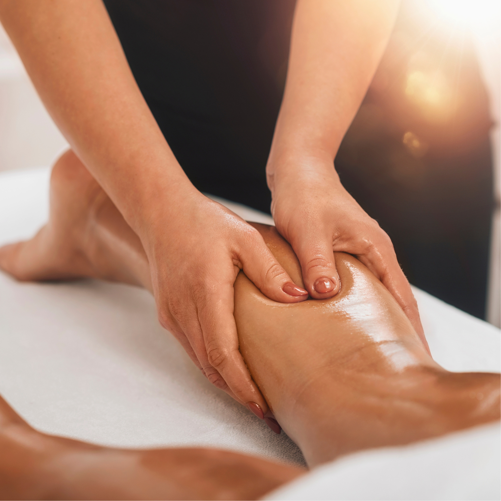 Klasická masáž - dolních končetiny ze zadu/ze předu