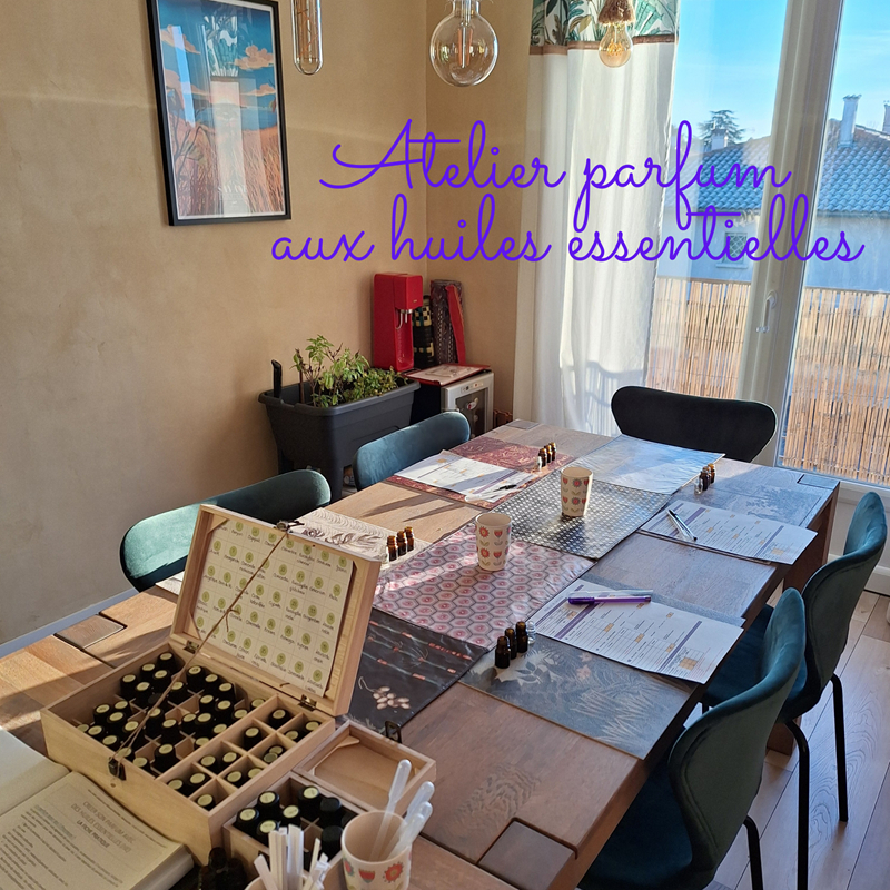 Atelier parfum aux huiles essentielles