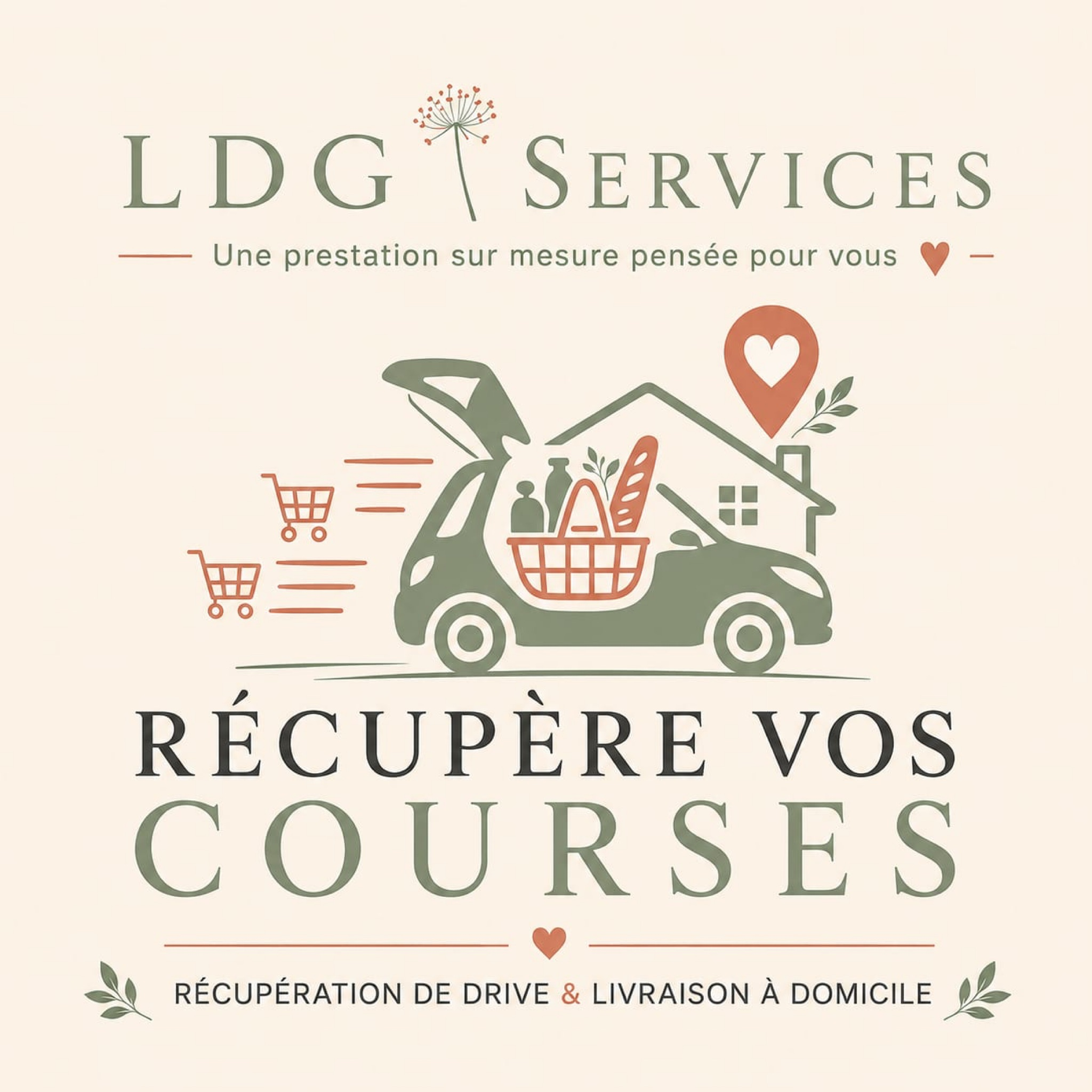 Service drive récupéré et livré à domicile