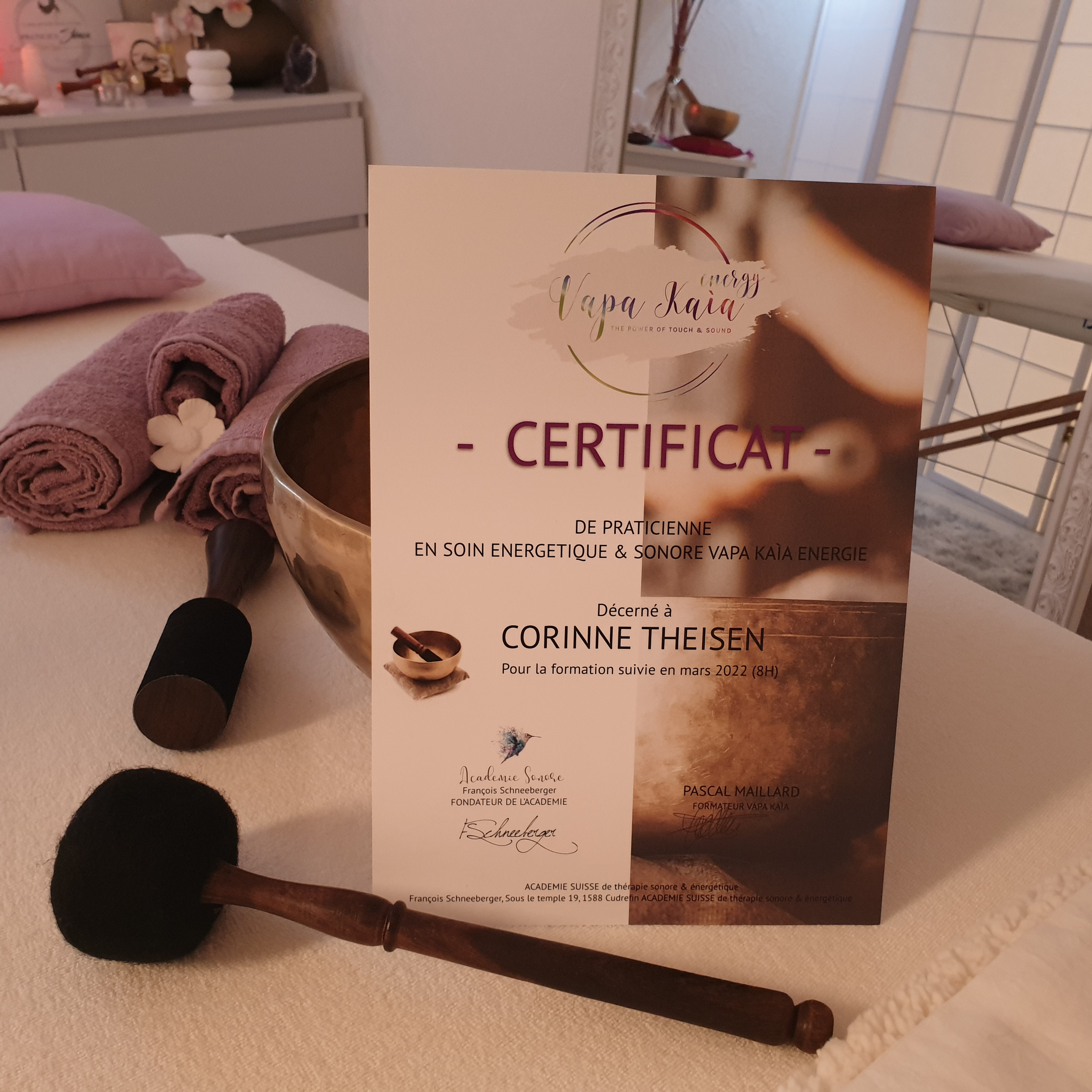Soin énergétique & sonore VAPA KAÌA Energy