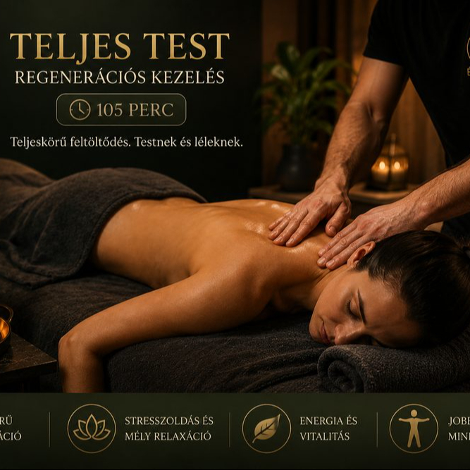 Teljes Test Regenerációs Kezelés - 105 perc