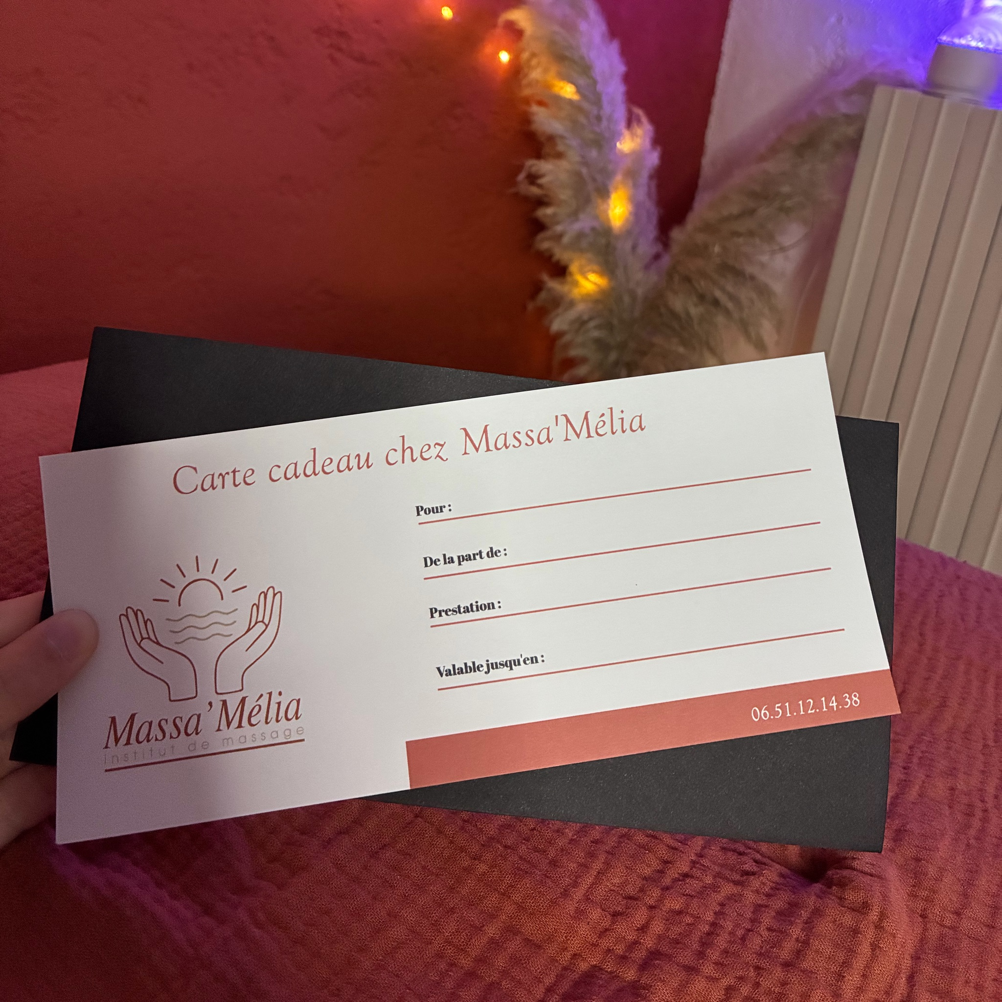 Carte cadeau par mail