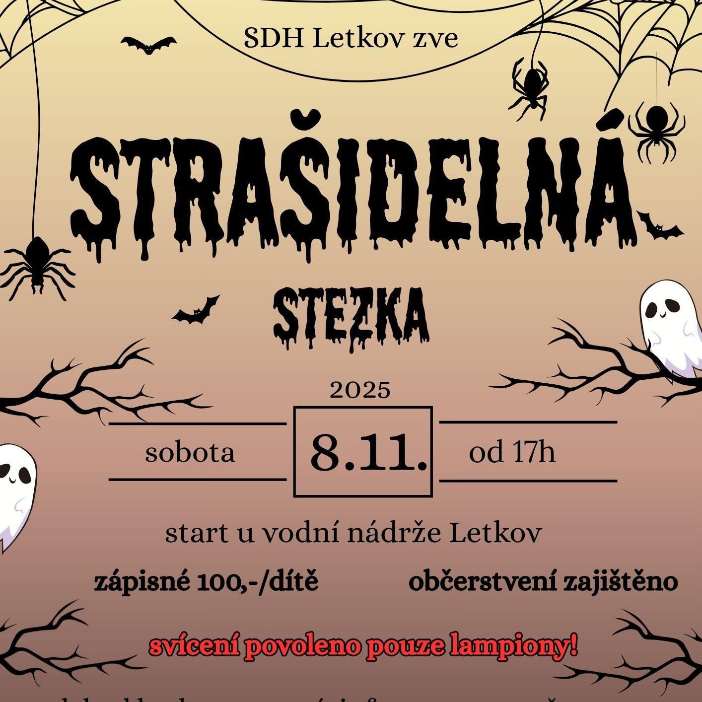 Strašidelná stezka v Letkově